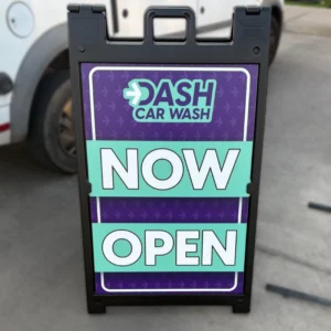 Single Sided A-Frame Coroplast Insert